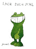 Frosch: Lach doch mal